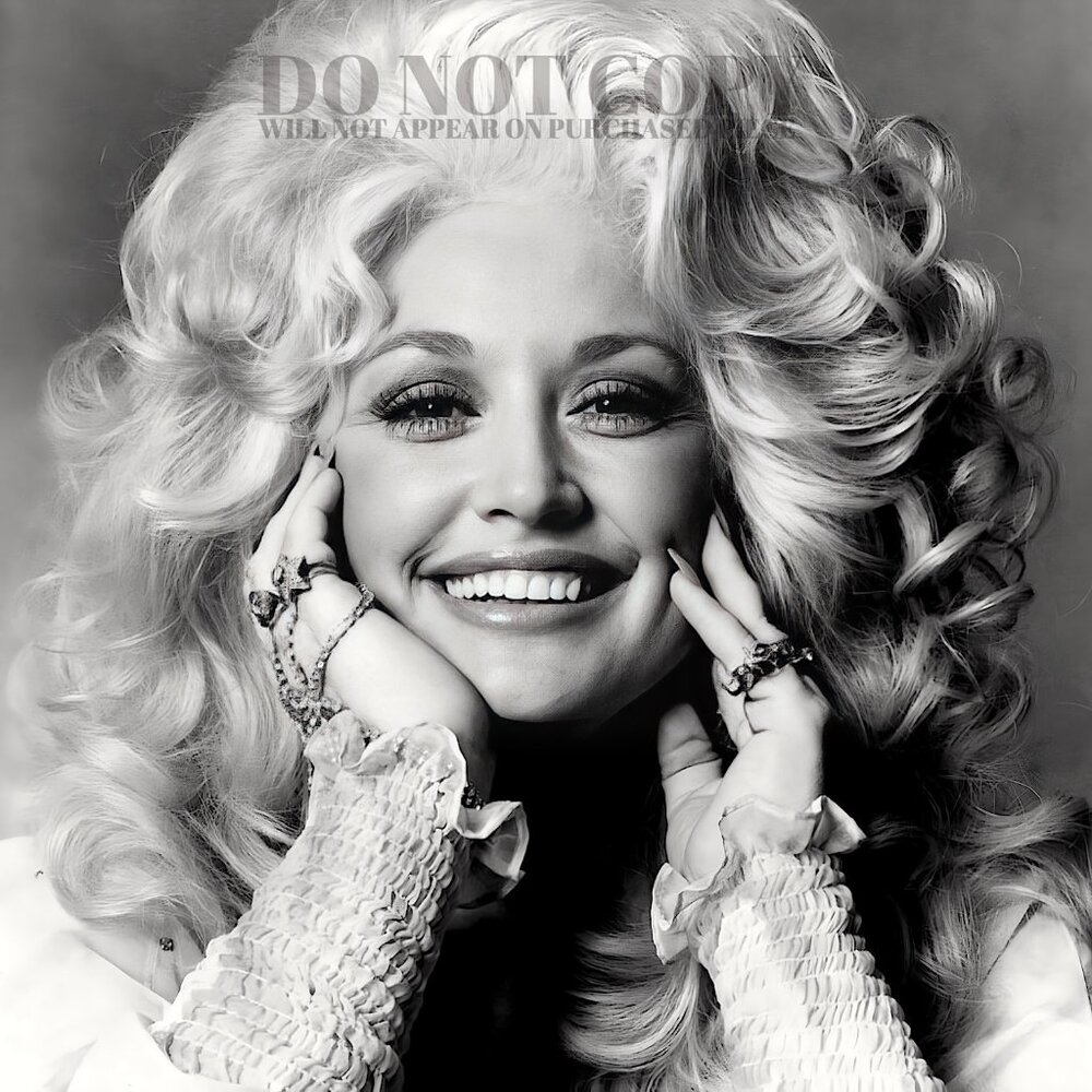 Dolly Parton Photograph 11 X 11 | Stunning Portrait | Photo | Poster Art Print